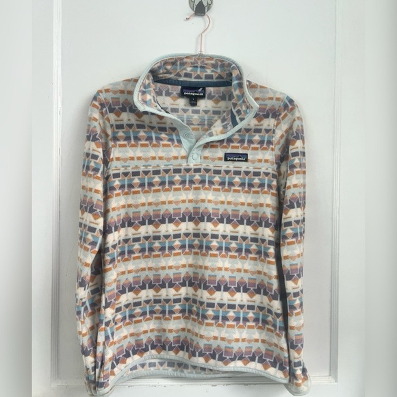 Patagonia Fleece Snap T Ortega Pattern Women's Size S - Picture 1 of 6